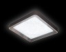 Управляемый светильник Ambrella light FS1218 WH/WH 112W+36W D650*650 ORBITAL CRYSTAL SAND