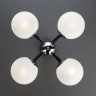 Потолочный светильник Eurosvet 70082/4 хром/черный Globe