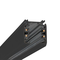 Трехфазный шинопровод 2метра (две заглушки в комплекте) MEGALIGHT WSO 19B-2 black