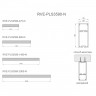 Светильник профильный подвесной/накладной RVE-PLS3590-475-P 47,5 см 12 Вт 3000/4000/5000К серый