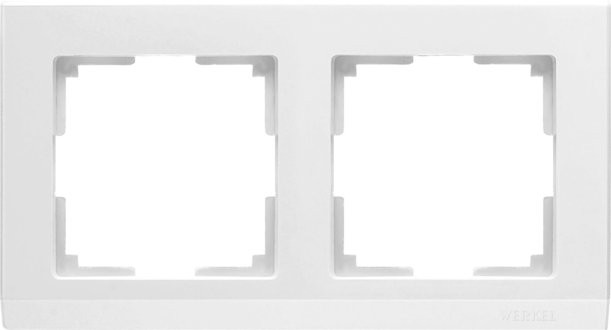 Рамка на 2 поста Werkel W0021801 (Stark WL04-Frame-02 Белый)