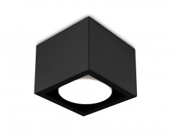 Накладной светильник Ambrella Light TN707 BK черный GX53 100*100*80