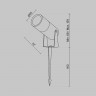 Ландшафтный светильник Maytoni O050FL-L5GF3K Bern