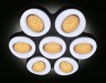 Управляемый светодиодный светильник Ambrella light ORBITAL CRYSTAL SAND  FS1587/7 364W D880*800