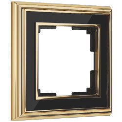 Рамка на 1 пост Palacio (золото/черный) W0011330 Werkel