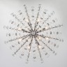 Подвесной светильник  Eurosvet Crystal 10080/12 хром/прозрачный хрусталь Strotskis