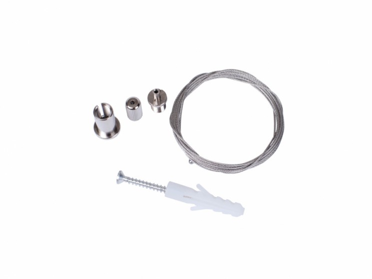 Универсальный комплект креплений и трос для подвесного монтажа для алюминиевого профиля DL18515 Fixing kit