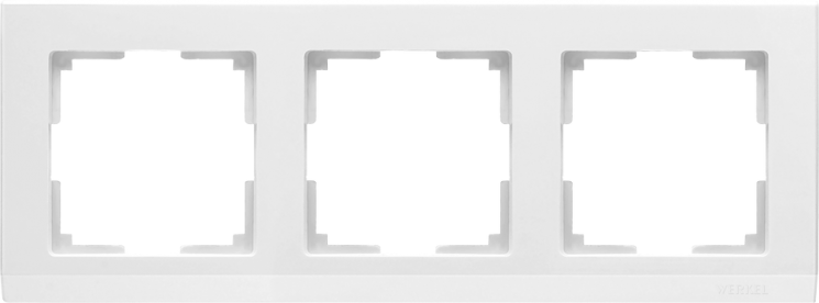 Рамка на 3 поста белый Werkel W0031801(WL04-Frame-03-white) Stark