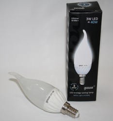 Лампа Gauss LED ЕВ104301103 Ceramic 3W E14 2700K