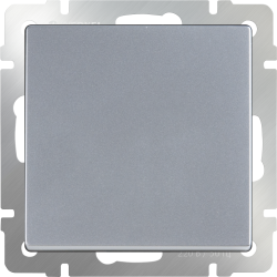 Перекрестный переключатель одноклавишный серебряный Werkel W1113006 ( WL06-SW-1G-C)
