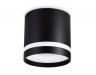 Накладной точечный светильник GX53 с акрилом TN5373 BK черный GX53 D82*80 Ambrella Light TN5373