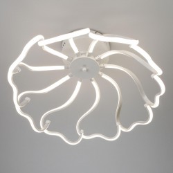 Потолочный светодиодный светильник Eurosvet 90095/10 белый Begonia