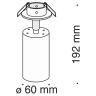 Потолочный встраиваемый светильник Maytoni C018CL-01W Focus