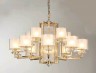 Люстра Newport 4410+5/C Gold