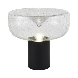 Прикроватная лампа ST Luce Черный/С пузырьками воздуха E27 1*40W        SL6014.424.01