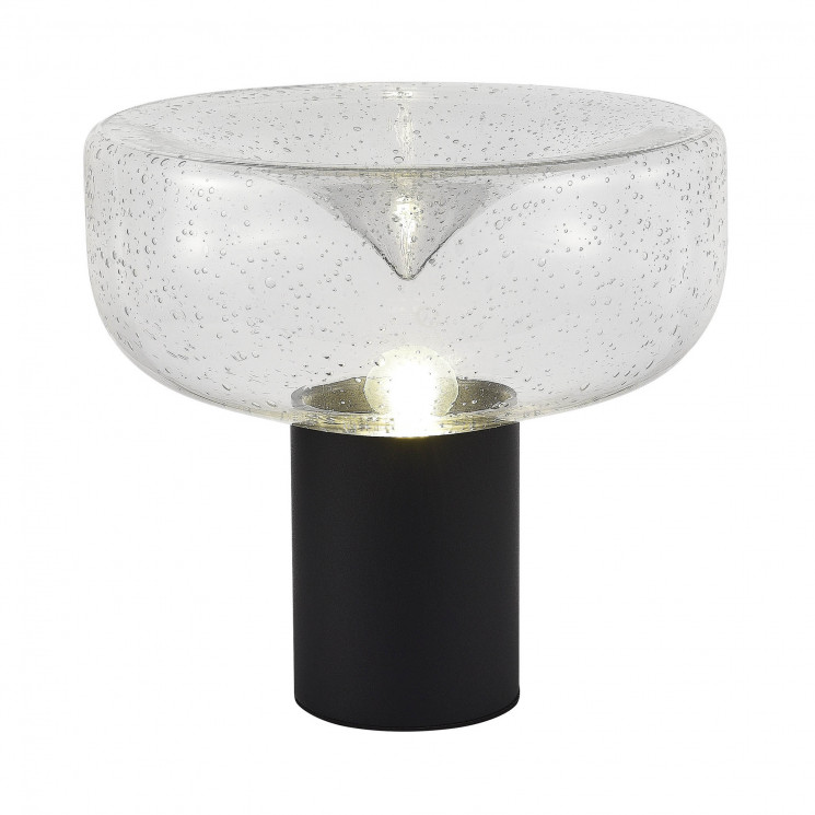 Прикроватная лампа ST Luce Черный/С пузырьками воздуха E27 1*40W        SL6014.424.01