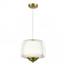 Светильник подвесной ST Luce Латунь/Белый, Прозрачный LED 1*18W 3000K        SL6127.303.01