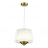 Светильник подвесной ST Luce Латунь/Белый, Прозрачный LED 1*18W 3000K        SL6127.303.01