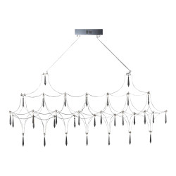 Светильник подвесной ST Luce Хром/Прозрачный LED 1*17W 4000K         SL6603.103.17