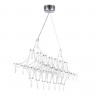 Светильник подвесной ST Luce Хром/Прозрачный LED 1*17W 4000K         SL6603.103.17
