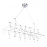 Светильник подвесной ST Luce Хром/Прозрачный LED 1*17W 4000K         SL6603.103.17