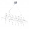 Светильник подвесной ST Luce Хром/Прозрачный LED 1*17W 4000K         SL6603.103.17