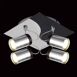 Светильник Eurosvet 20044/4 хром/черный