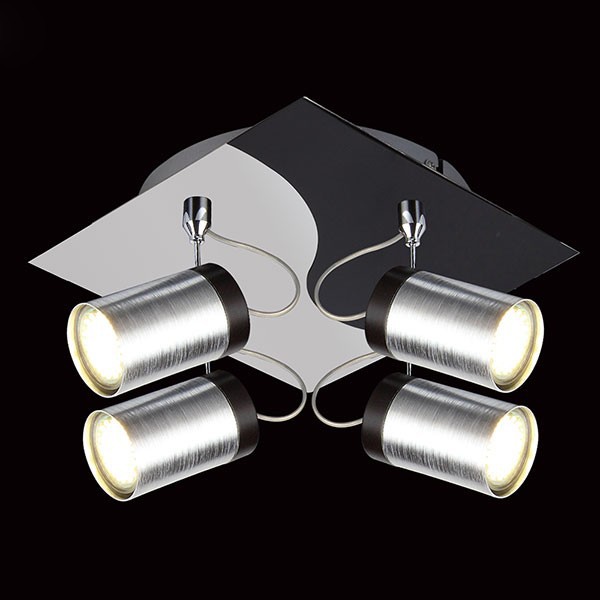 Светильник Eurosvet 20044/4 хром/черный