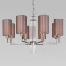 Подвесная люстра Eurosvet 60134/8 никель Soffio