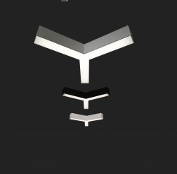 Накладной светодиодный светильник Donolux DL18516C011B29 49 см 28,8W