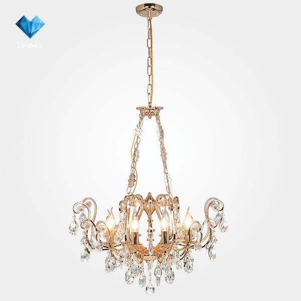 Люстра Eurosvet 10060/8 золото/прозрачный