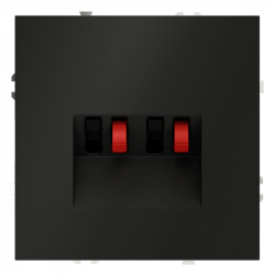 Розетка акустическая VOLTUM VLS060308 черный