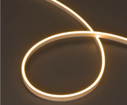 Светодиодная лента герметичная Arlight MOONLIGHT-SIDE-A168-4x10mm 24V Warm2700 7.2 W/m, IP65, 5m, wire x2 Вывод прямой, 3 года 040992