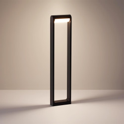 Ландшафтный светильник ODEON LIGHT 7117/12GLA черный металл IP65 LED 12W 800Лм 3000K 220~240V 115° TWINSET Ширина 17,6 см Высота 80 см