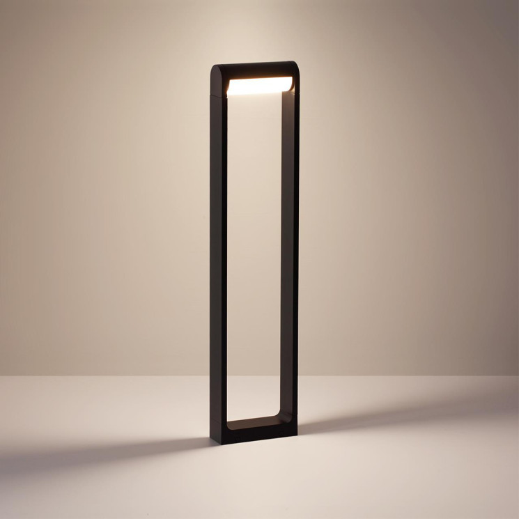 Ландшафтный светильник ODEON LIGHT 7117/12GLA черный металл IP65 LED 12W 800Лм 3000K 220~240V 115° TWINSET Ширина 17,6 см Высота 80 см