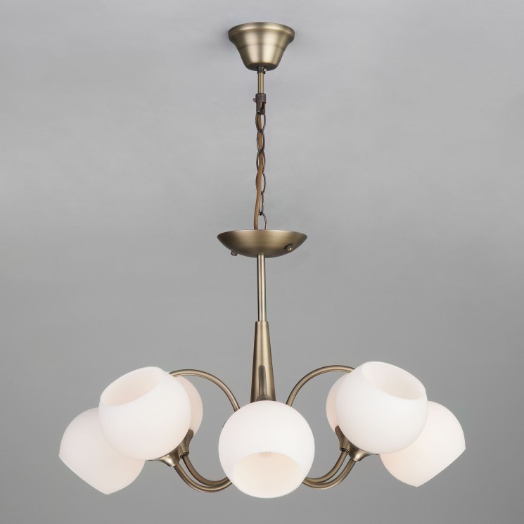 Подвесной светильник Eurosvet 60071/8 античная бронза Nola