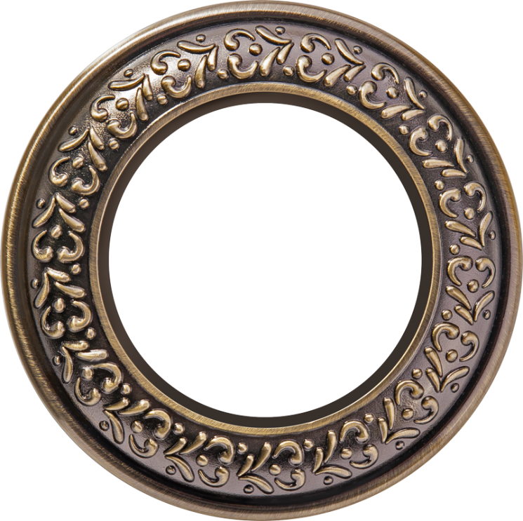 Рамка на 1 пост бронза Werkel WL70-frame-01 Antik Runda