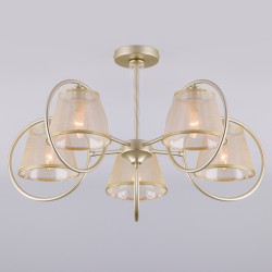 Потолочный светильник  Eurosvet Volante 60093/5 перламутровое золото