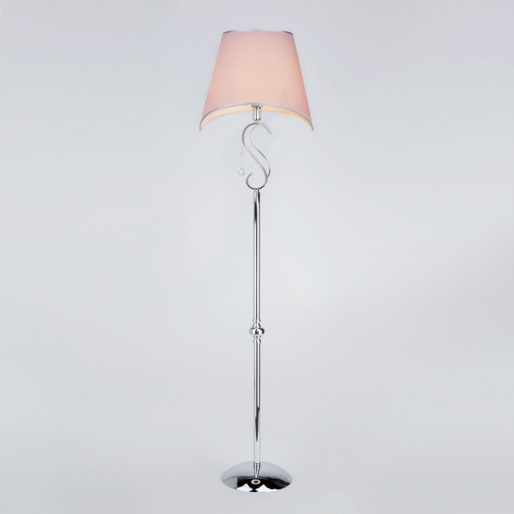 Напольный светильник  Eurosvet Kelly 01054/1 хром/прозрачный хрусталь Strotskis