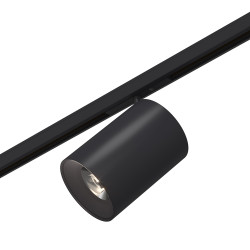 Магнитный трековый светильник SUPER5 ST Luce  Черный LED 1*5W 3000K 340Lm Ra>90 36° IP20 D35xH58 24V   ST671.436.05