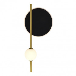 Светильник настенный ST Luce Шампань, Черный/Белый LED 1+1*9+4W 4000K        SL6507.431.02