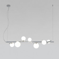 Подвесная люстра Eurosvet 50382 хром SALUT