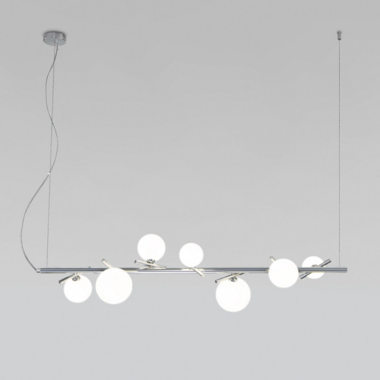 Подвесная люстра Eurosvet 50382 хром SALUT