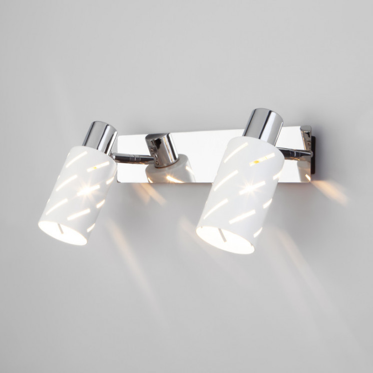 Спот Eurosvet 20090/2 белый/хром Fente