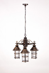 Подвесной уличный светильник YAOHUALUX 81570/3 Gb CAIOR 1