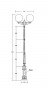 Уличный фонарный столб YAOHUALUX 88210SA/E7 Bl GLOBO S
