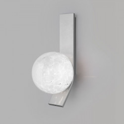 Настенный светильник с плафоном Eurosvet 40019/1 серебро Luxor