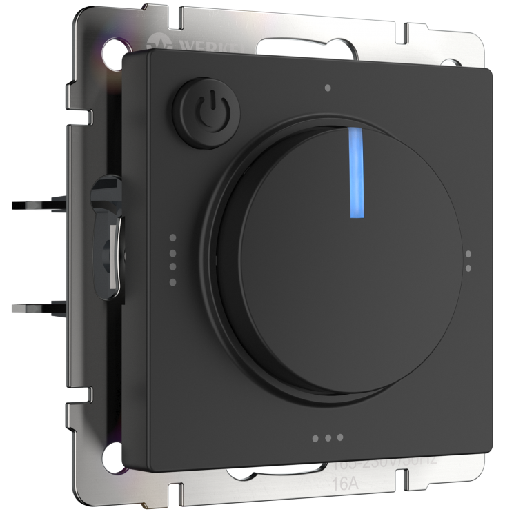 Терморегулятор электромеханический для теплого пола Werkel W1151108(WL08-40-01) черный