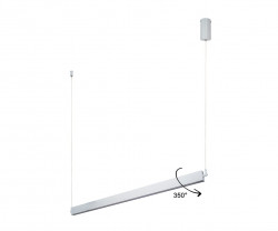 Kink Light 08208-125,01 Подвес Талия белый w125*3,5 h300 Led 50W (4000K)