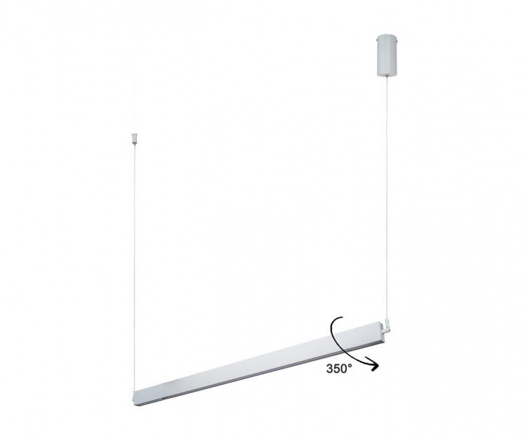 Kink Light 08208-125,01 Подвес Талия белый w125*3,5 h300 Led 50W (4000K)